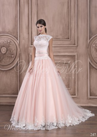 Rochie de mireasa roz-1